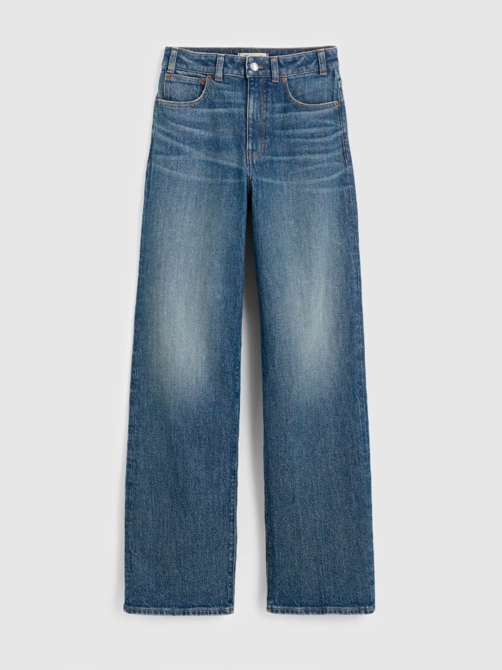NWT Madewell The Perfect Vintage Wide Leg Jeans Tall 27T